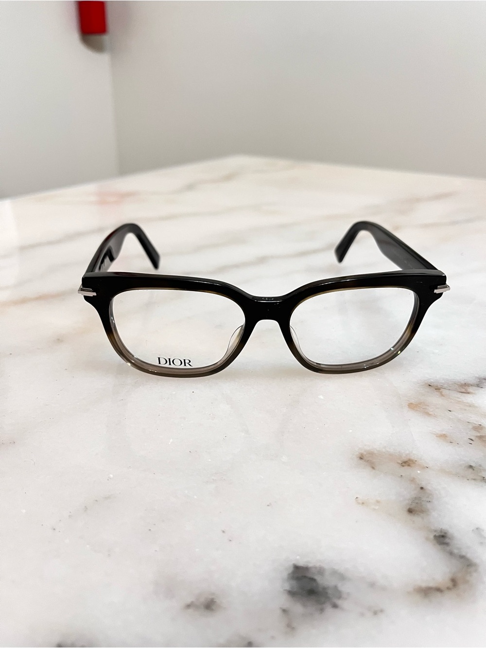 Dior Kids Black to Gray Gradient Eyeglasses